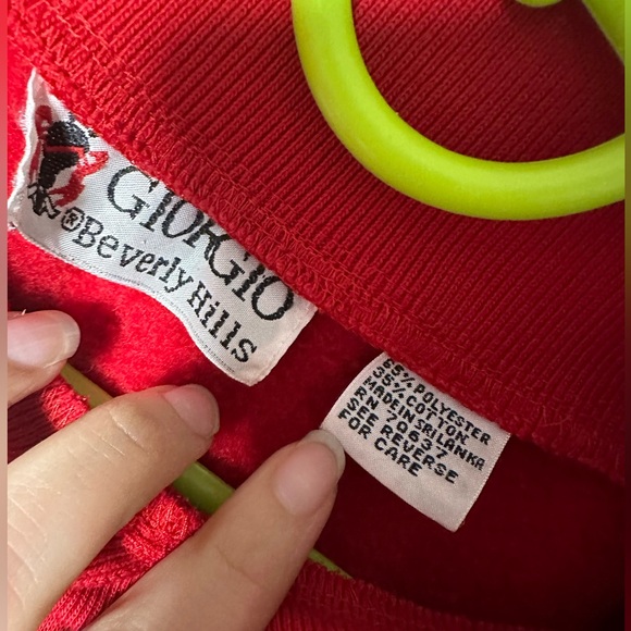 Vintage 80s GIORGIO Beverly Hills Crewneck Sweatshirt - Picture 4 of 5